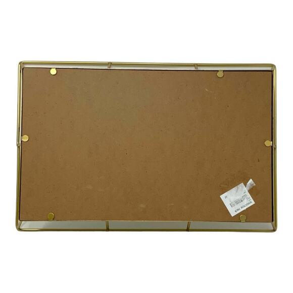 Welcome Autumn Seasonal Gold Metal Wire Decorative Tray - Picture 4 of 4